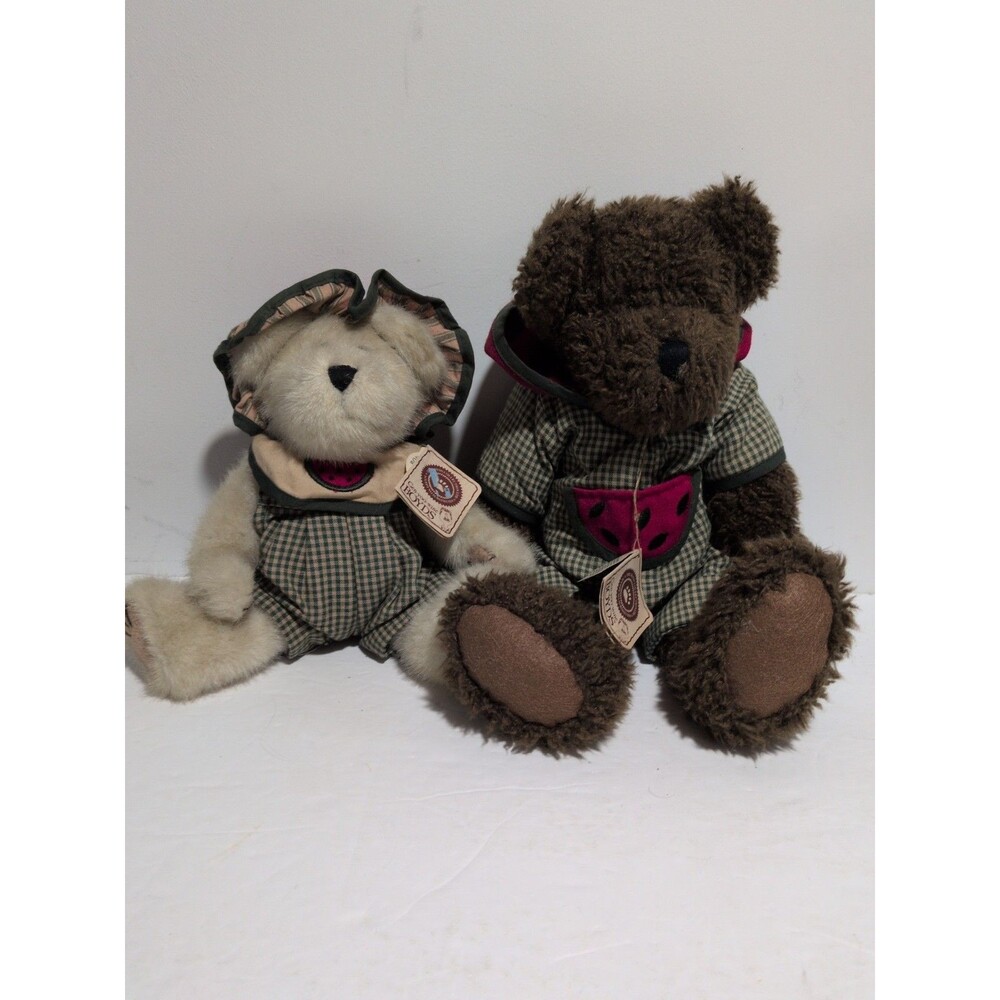 Vintage Boyds Bears Plush Lot Of 2 Watermelon Themed Bears